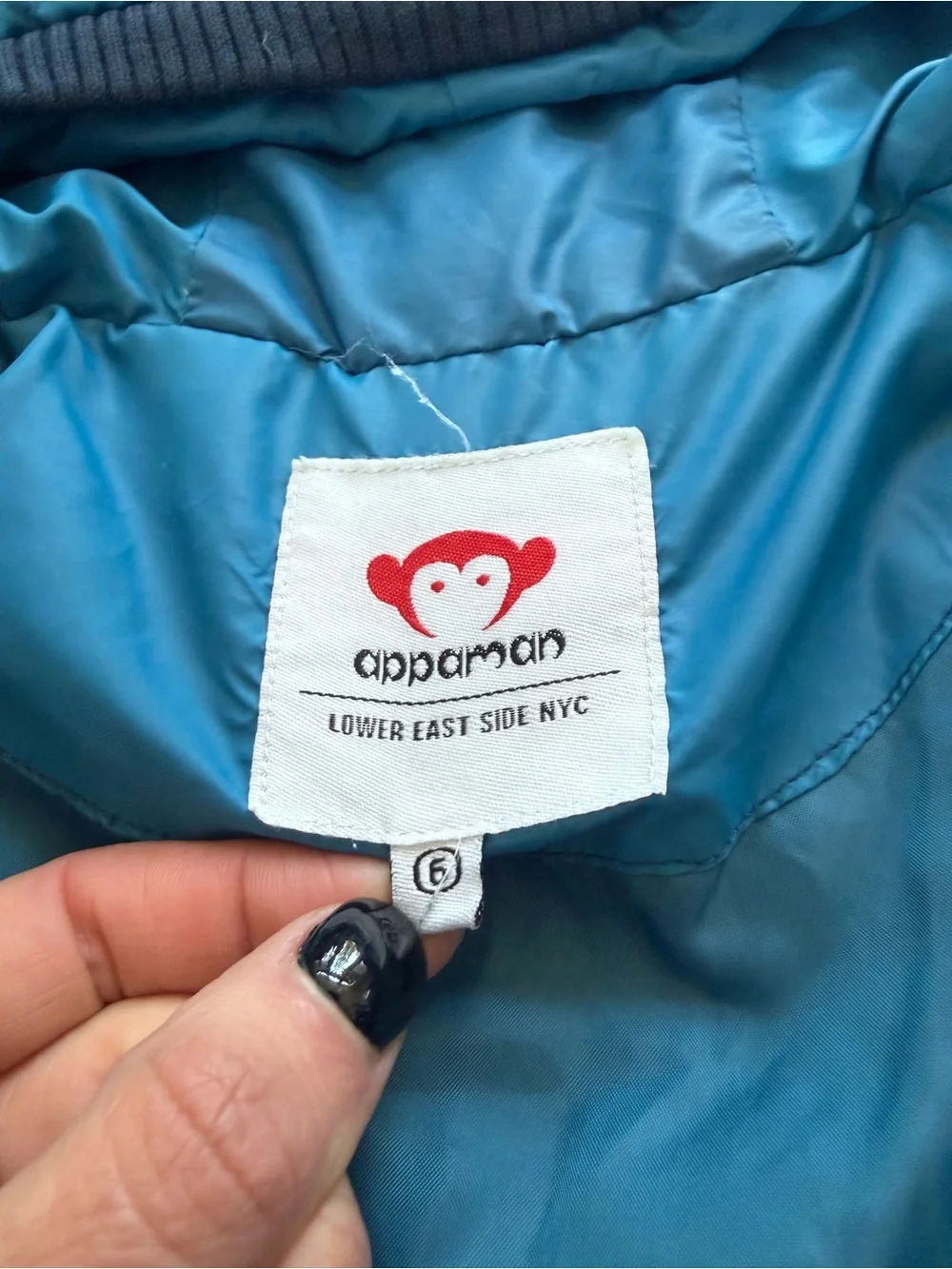 Appaman Blue Ombré Down Puffy Coat Size 6
